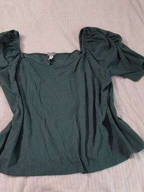 Ava & Viv Women's Green Blouse